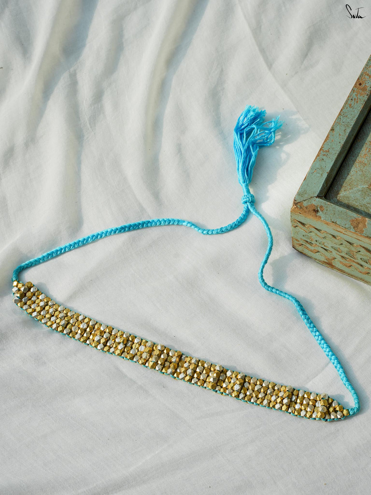 Mrudu (Handcrafted Dhokra Brass Neckpiece)