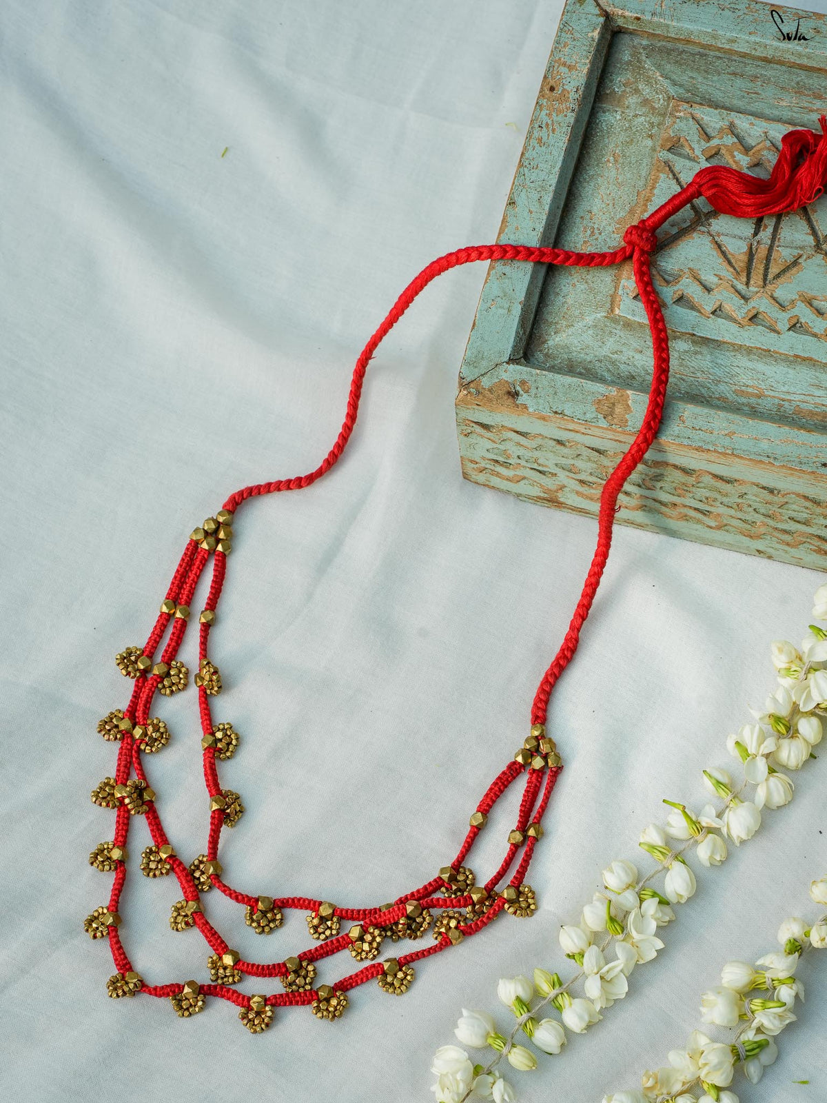 Nanda (Handcrafted Dhokra Brass Neckpiece)