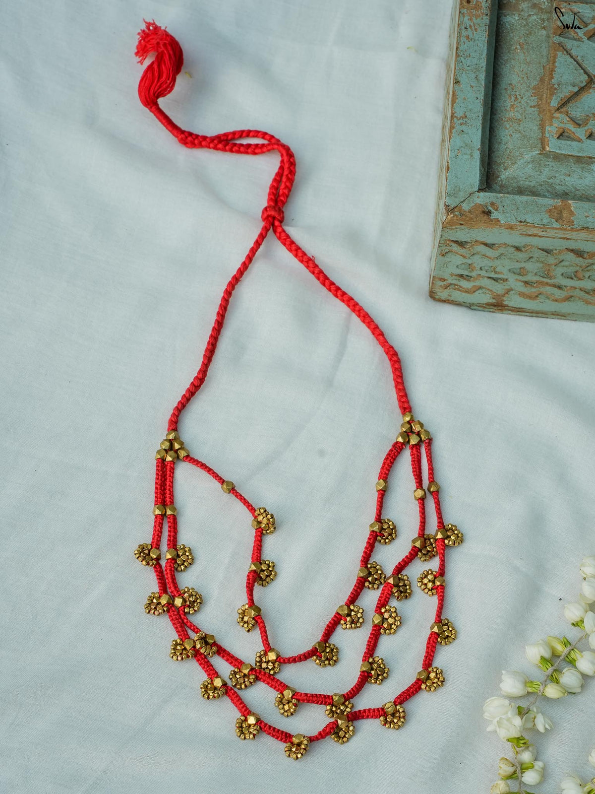 Nanda (Handcrafted Dhokra Brass Neckpiece)