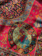 Nettle Pashm Multicolour Woolen Saree