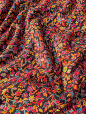 Nettle Pashm Multicolour Woolen Saree