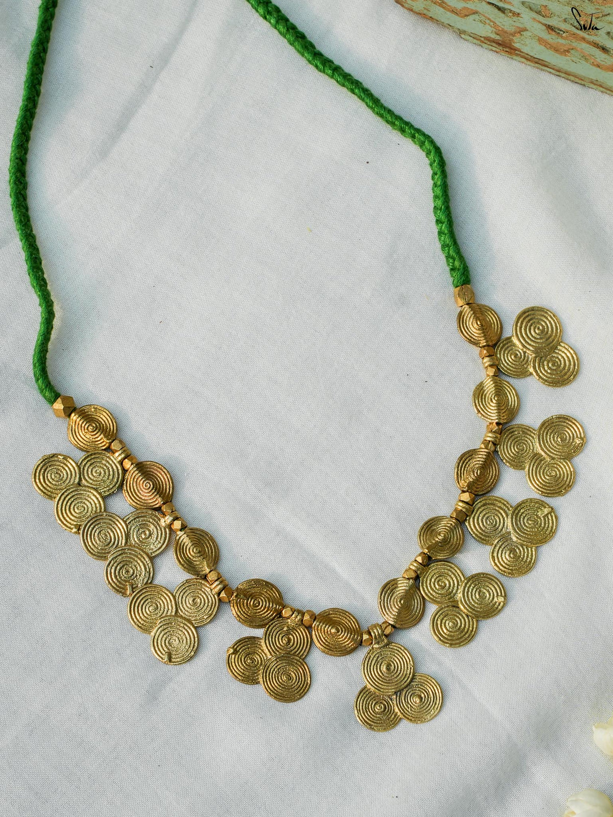 Ojas (Handcrafted Dhokra Brass Neckpiece)