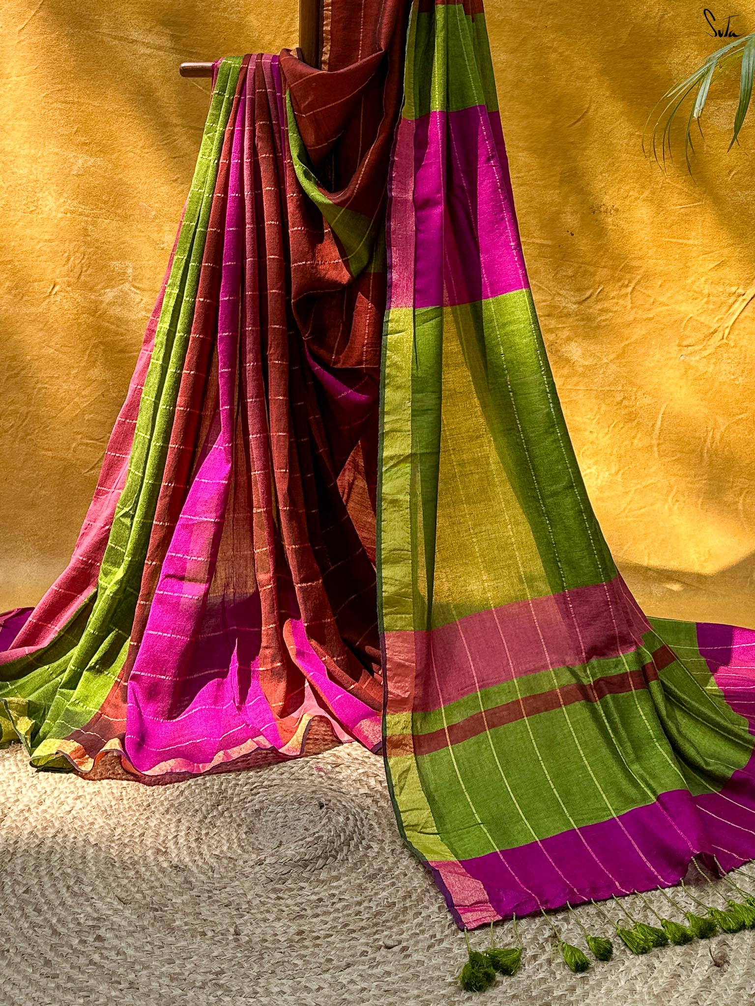 Olive Blush Zari
