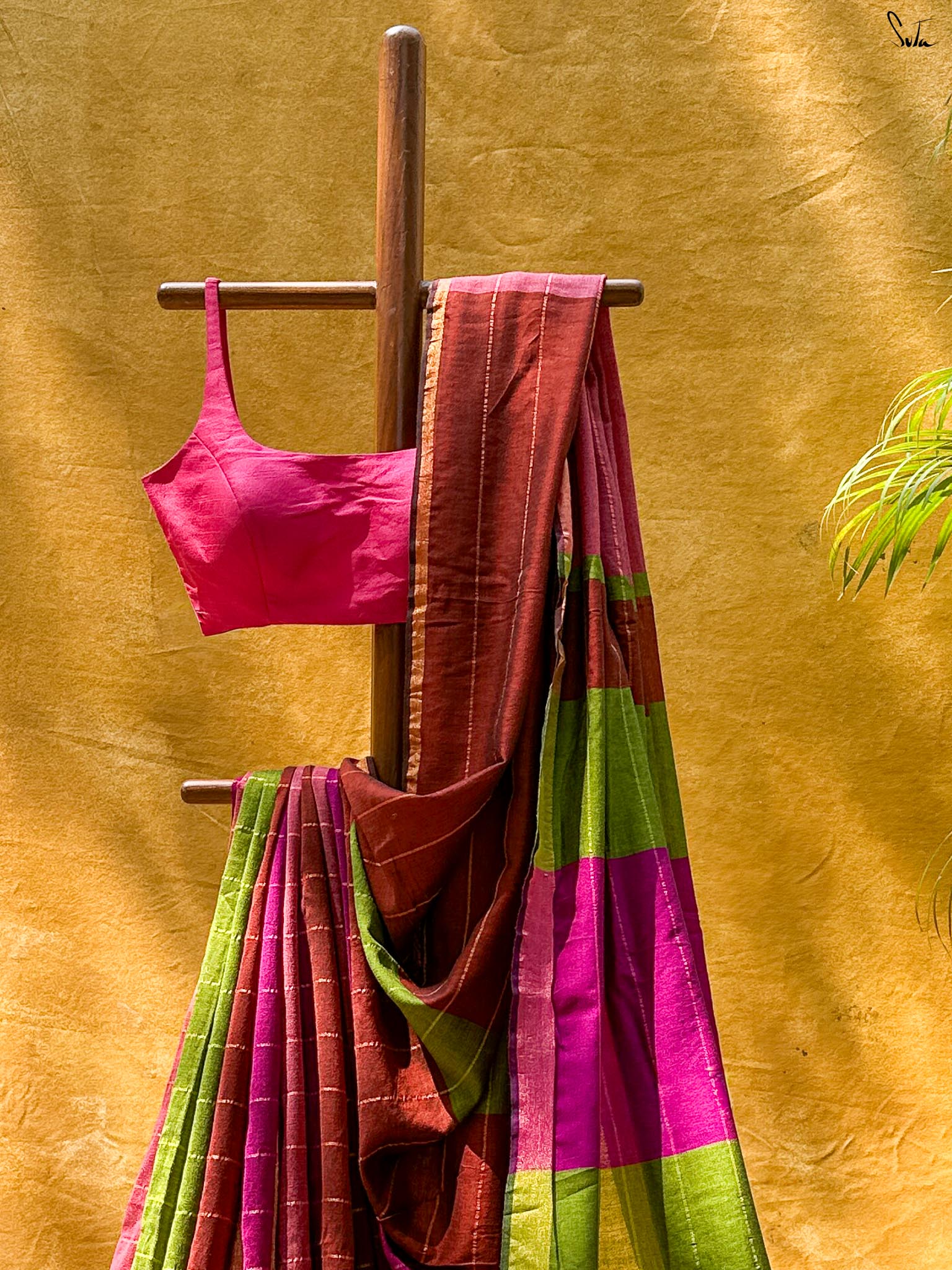 Olive Blush Zari