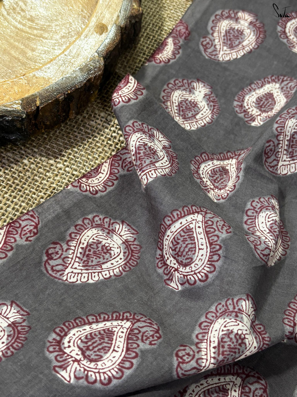 Paisley on Grey