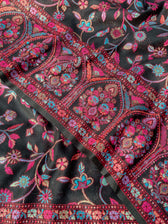Pine Pashm Multicolour Woolen Saree