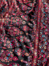Pine Pashm Multicolour Woolen Saree