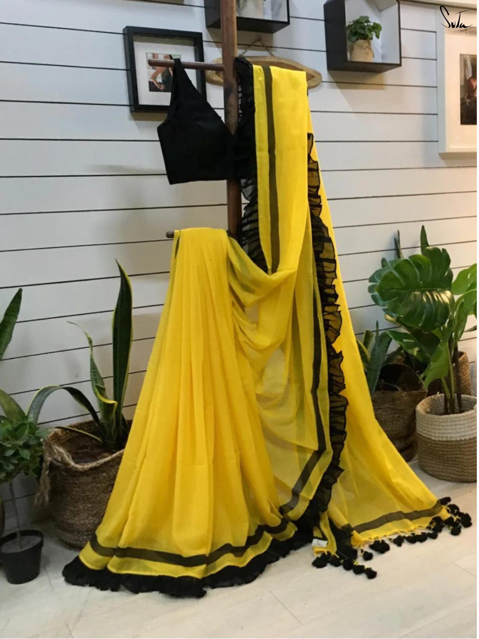 Pleats or ruffles on cinnamon