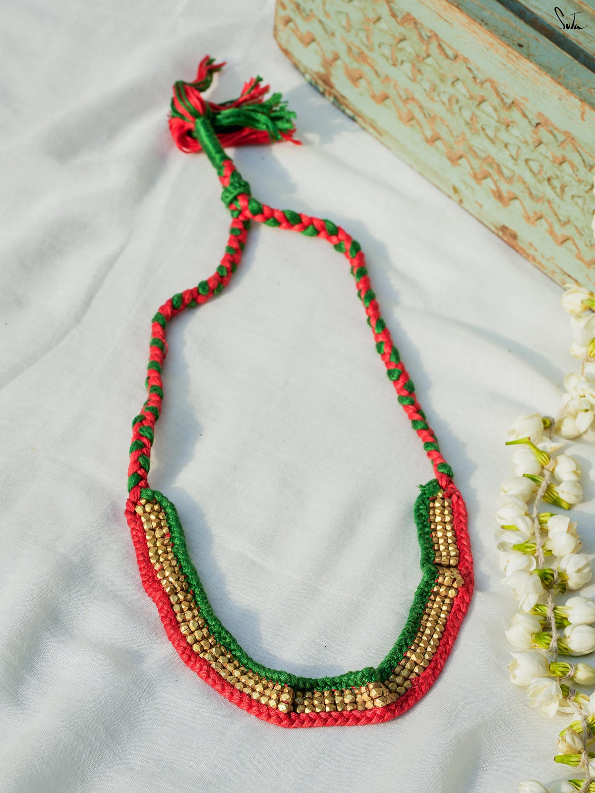Priya (Handcrafted Dhokra Brass Neckpiece)