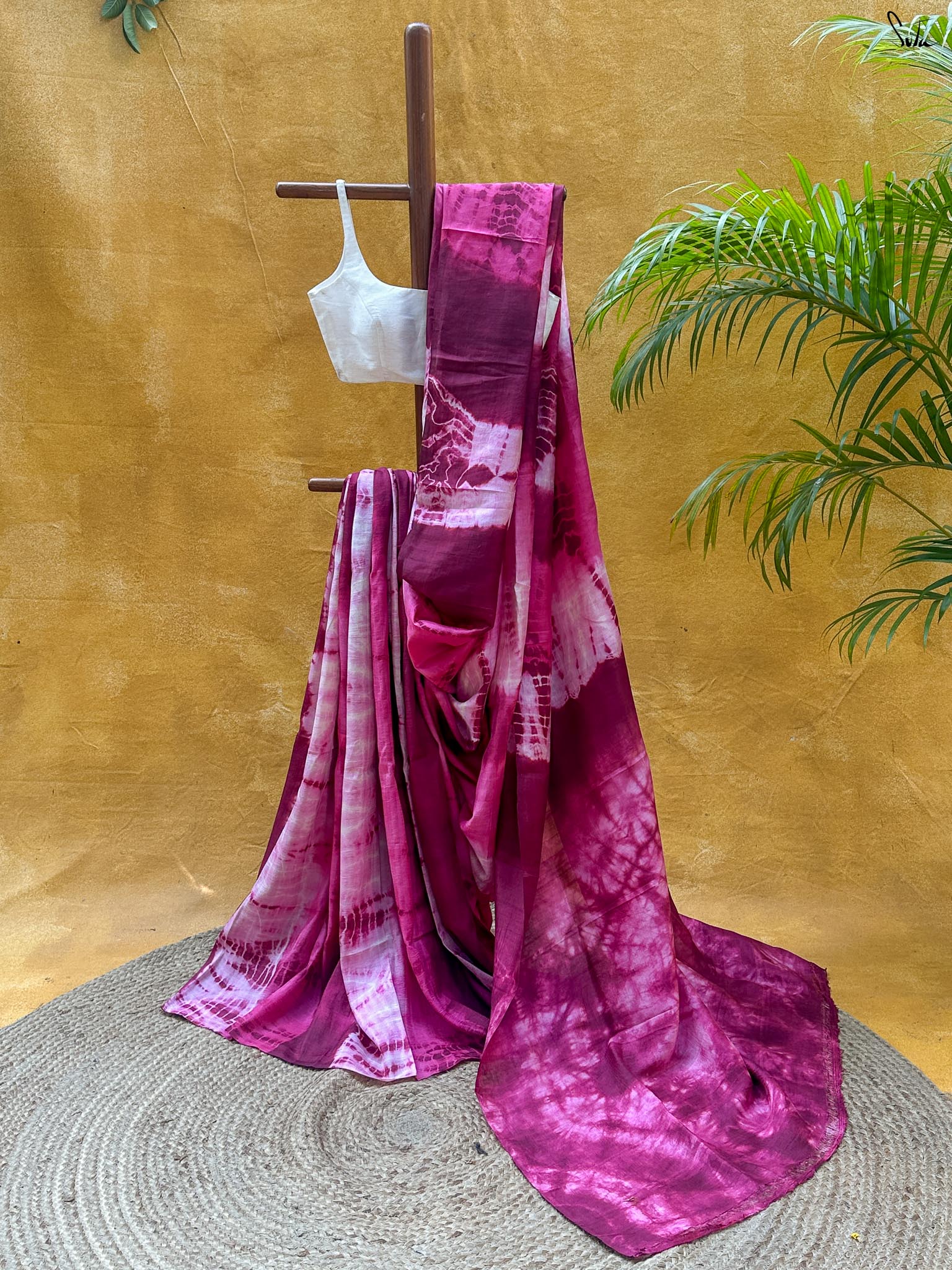 Rangeen Raga (Pure Silk Hand Shibori Saree)