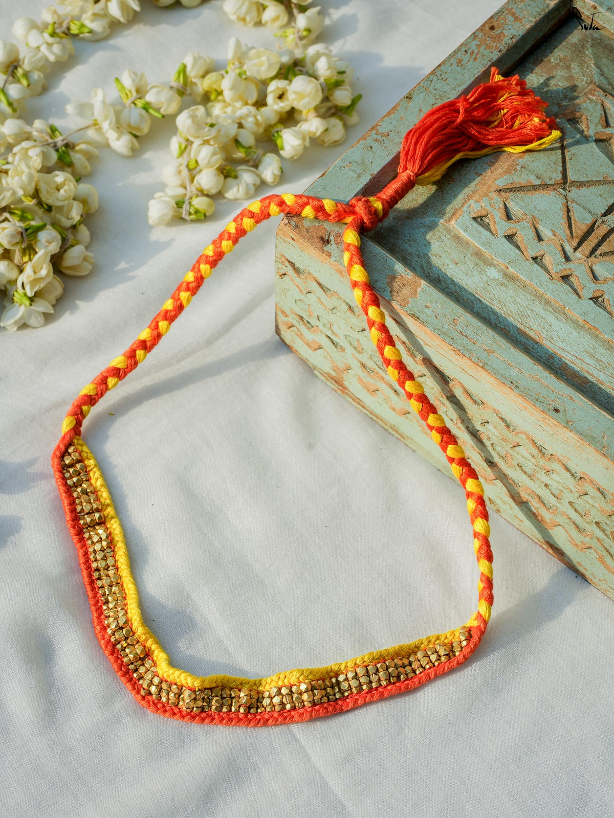 Ritu (Handcrafted Dhokra Brass Neckpiece)