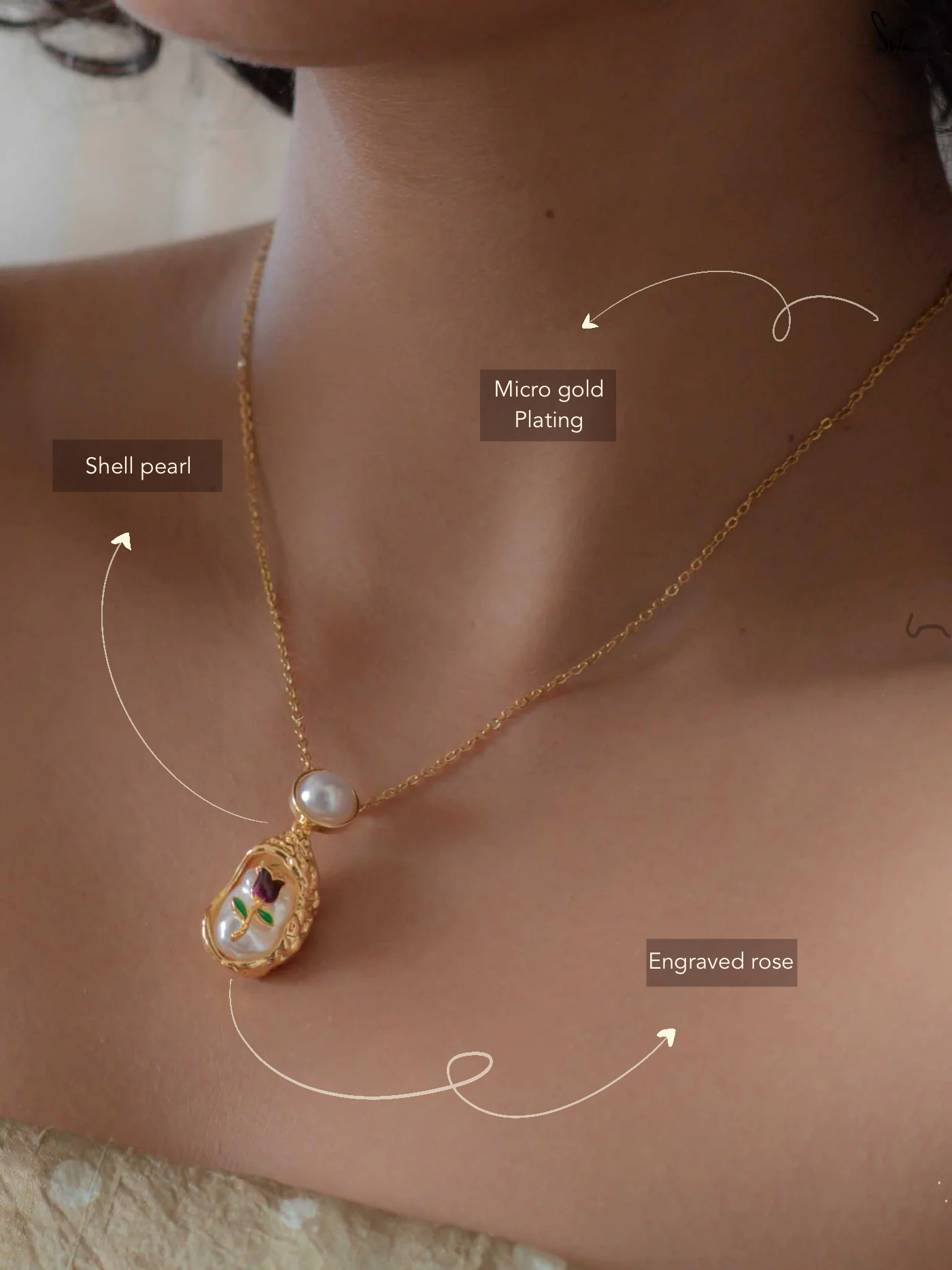 Rose My Heart (Neckpiece)