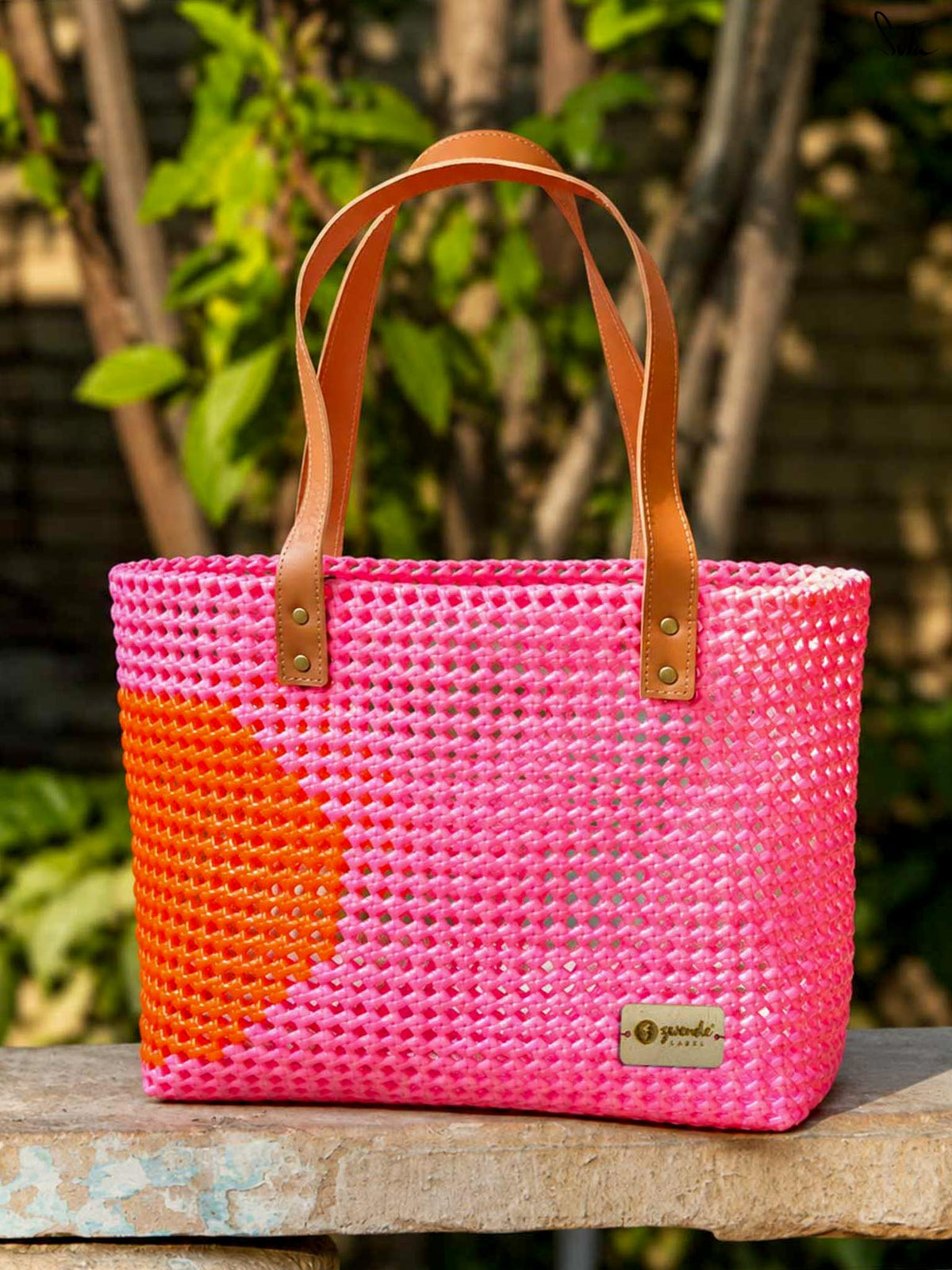 Polka Twist Tote