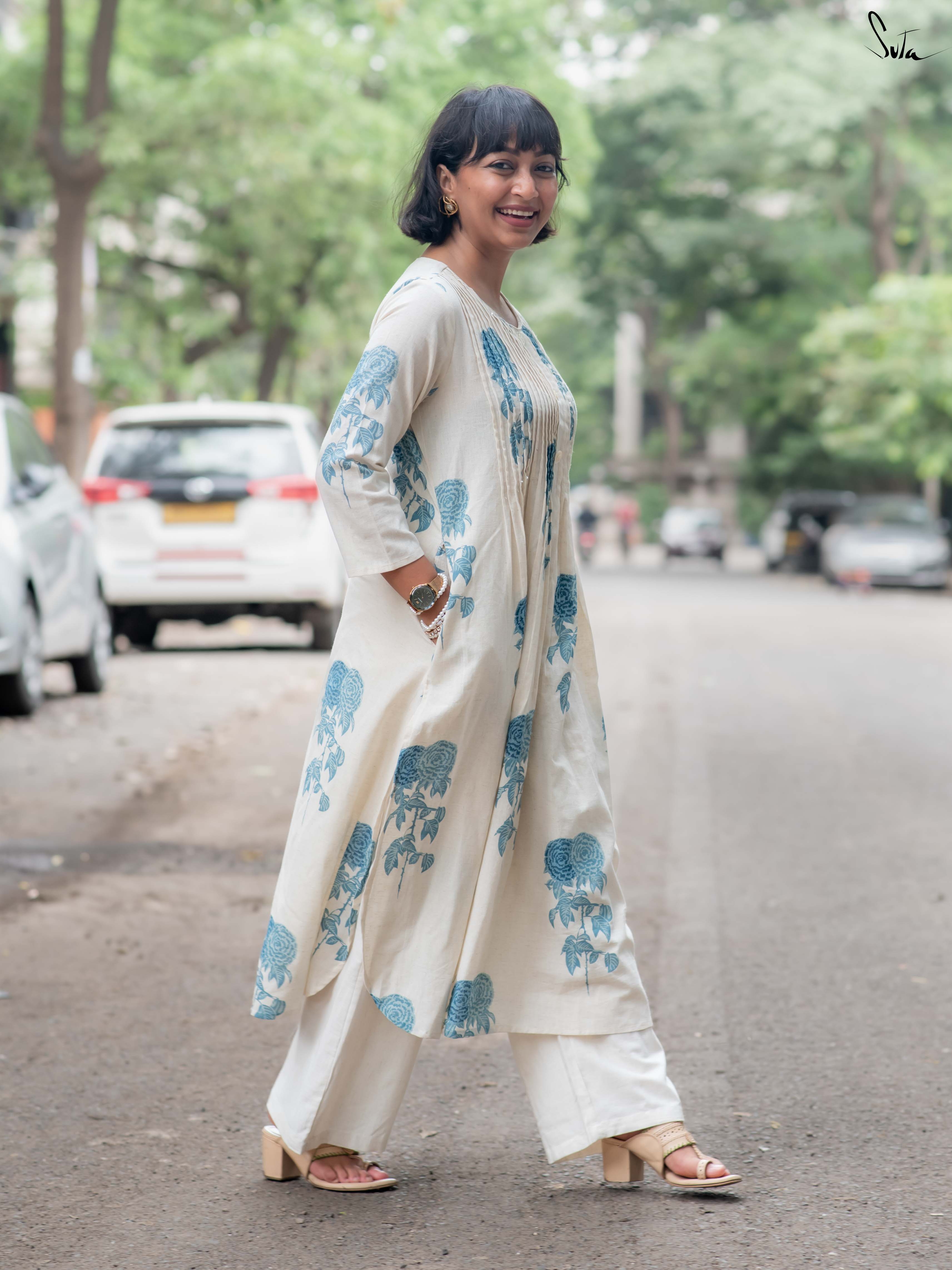 Suta White Cotton Kurta Set
