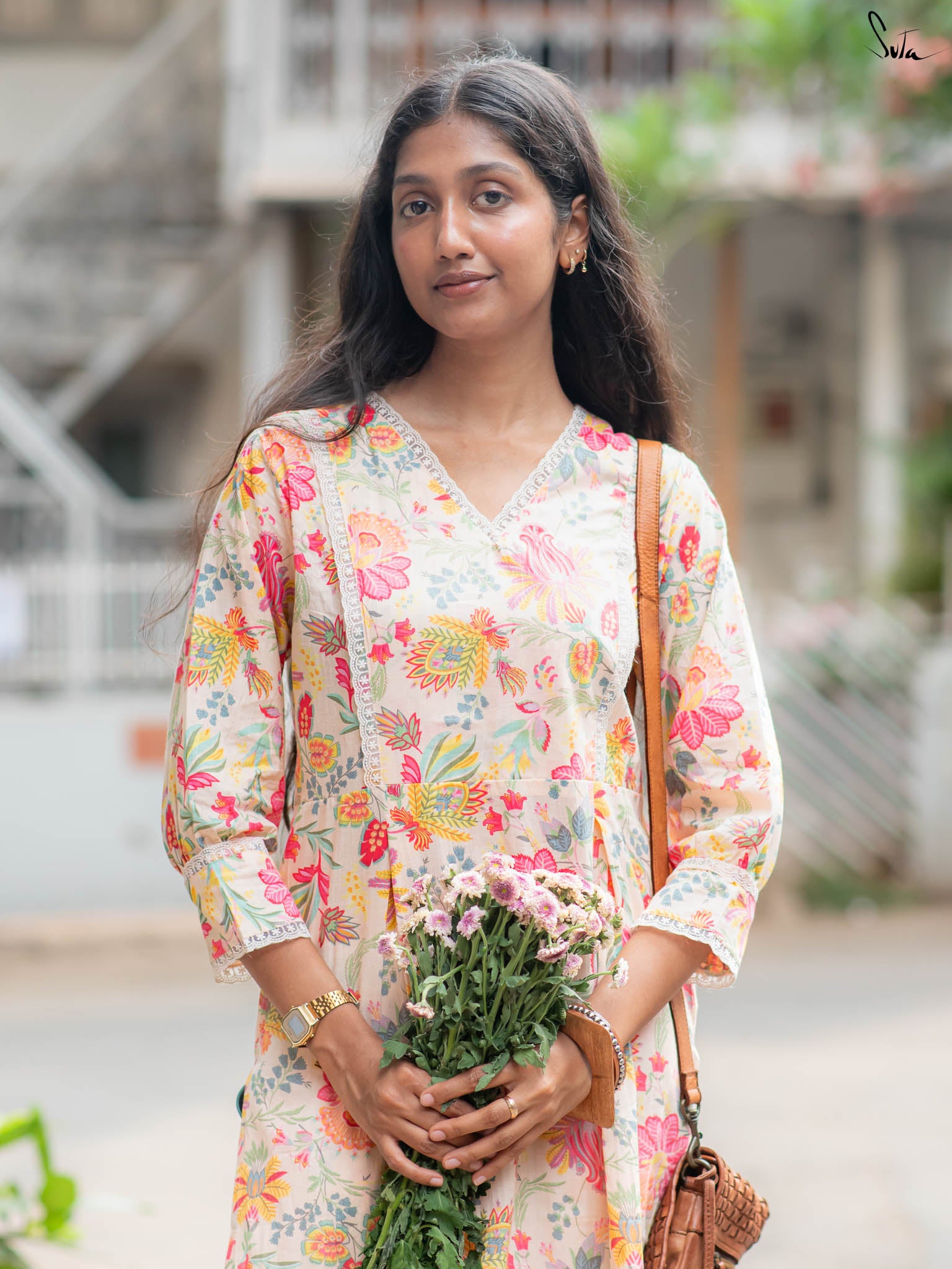 Suta Multicolour Cotton Kurta Set