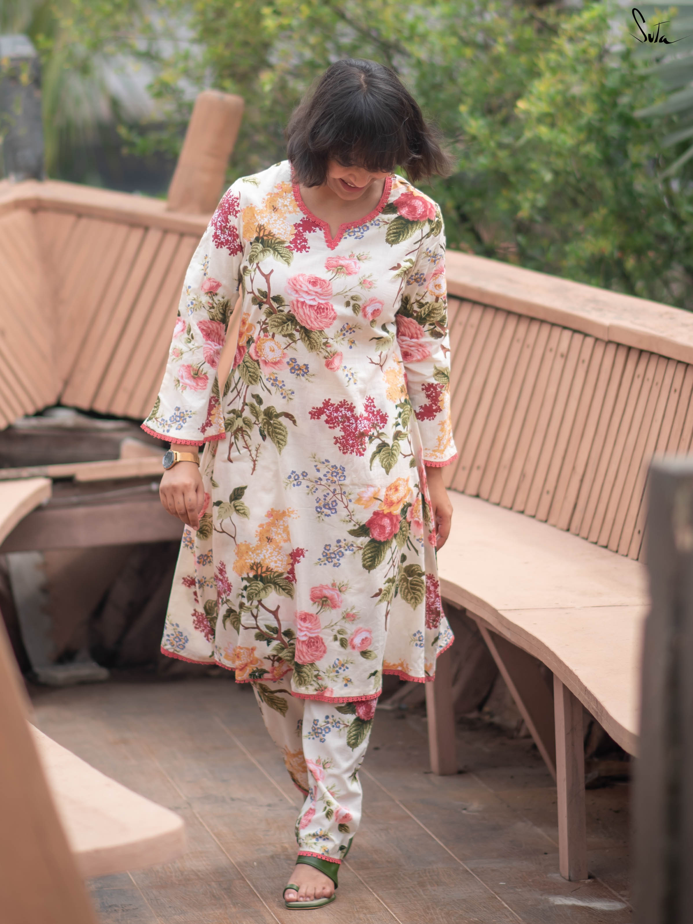 Suta White Cotton Kurta Set