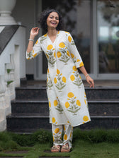 Marigold on White