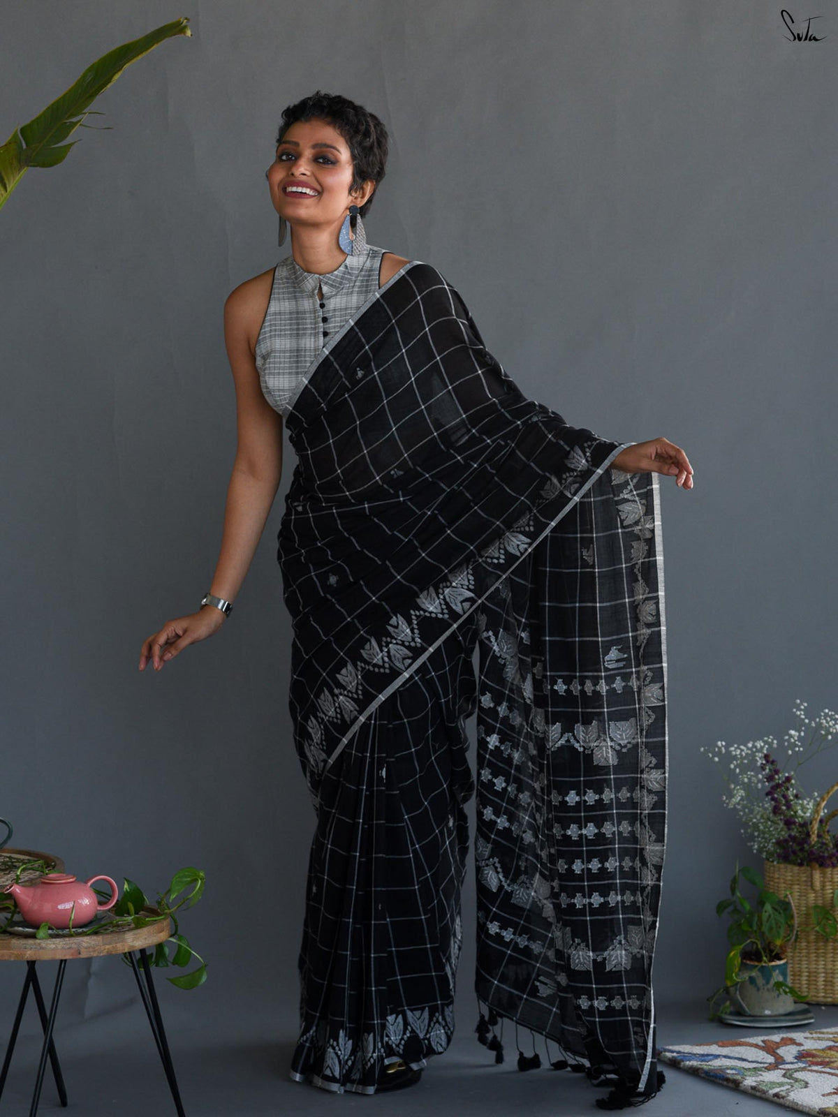 Chequered Black