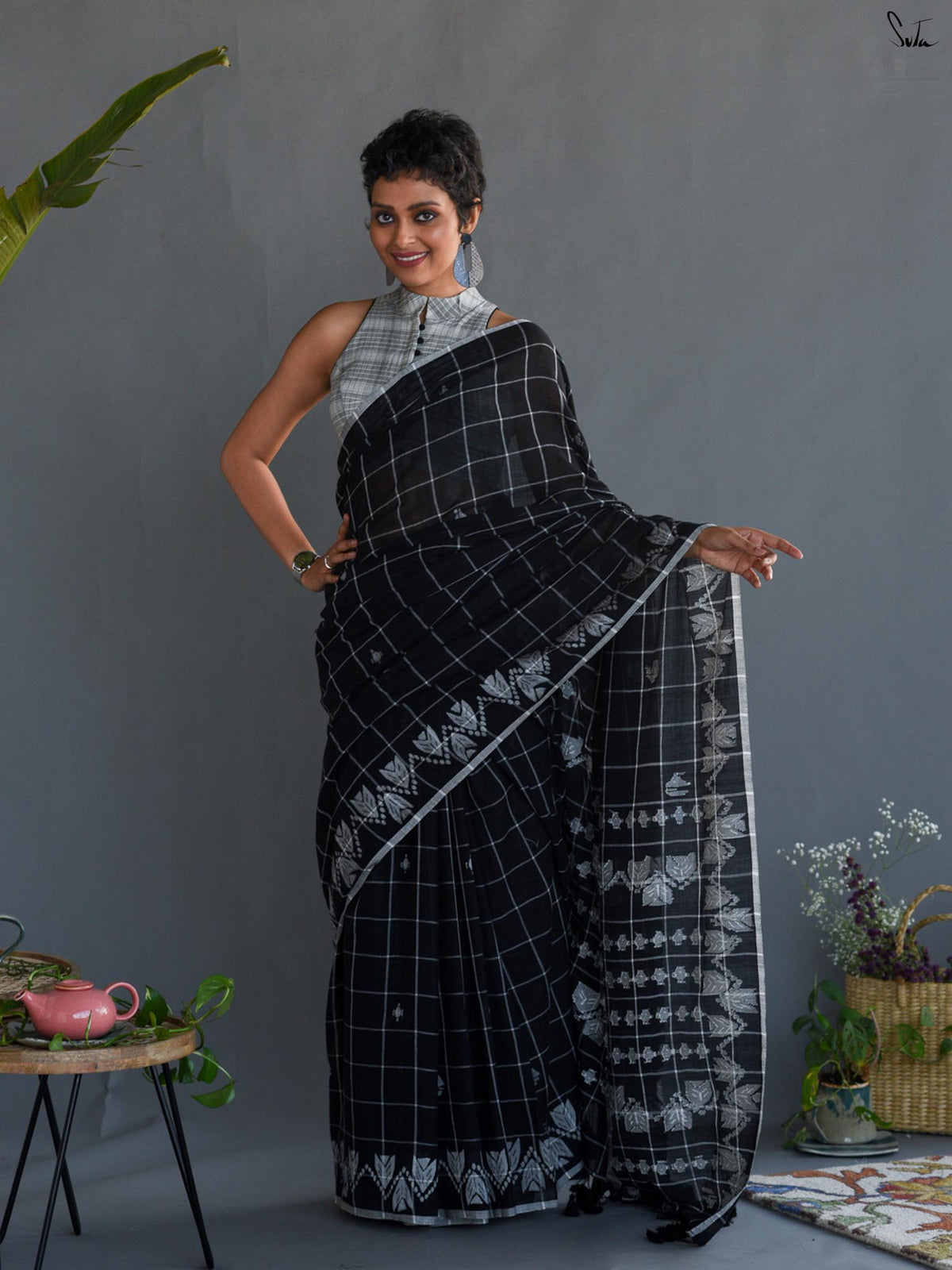 Chequered Black