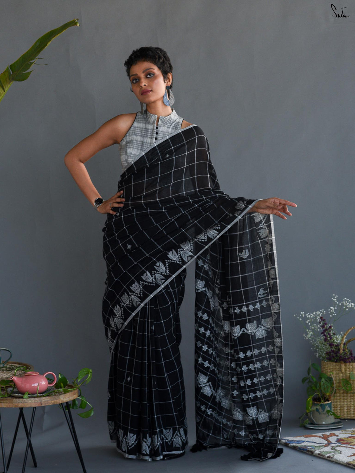 Chequered Black