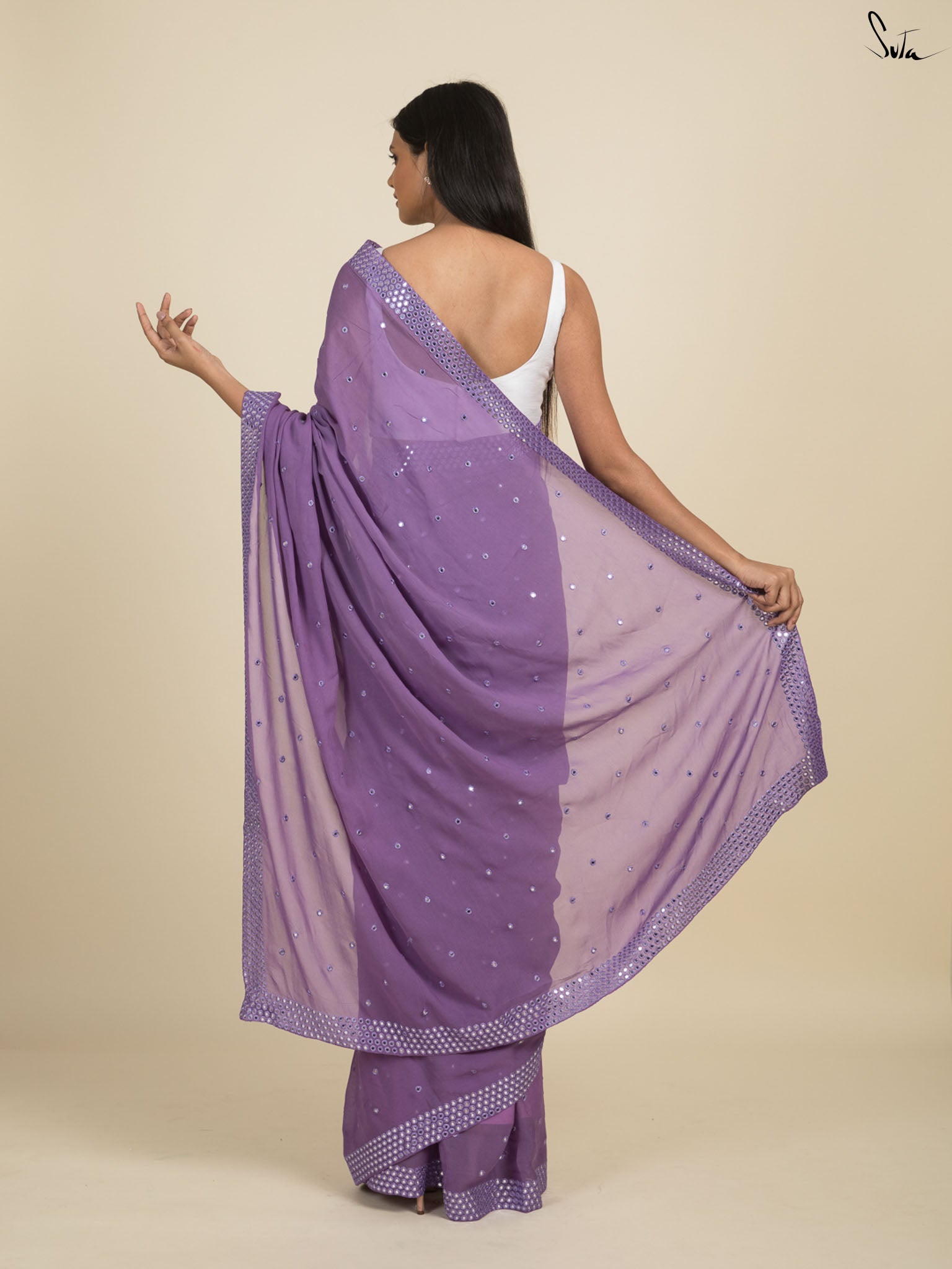 Lavish Lavendar Saree