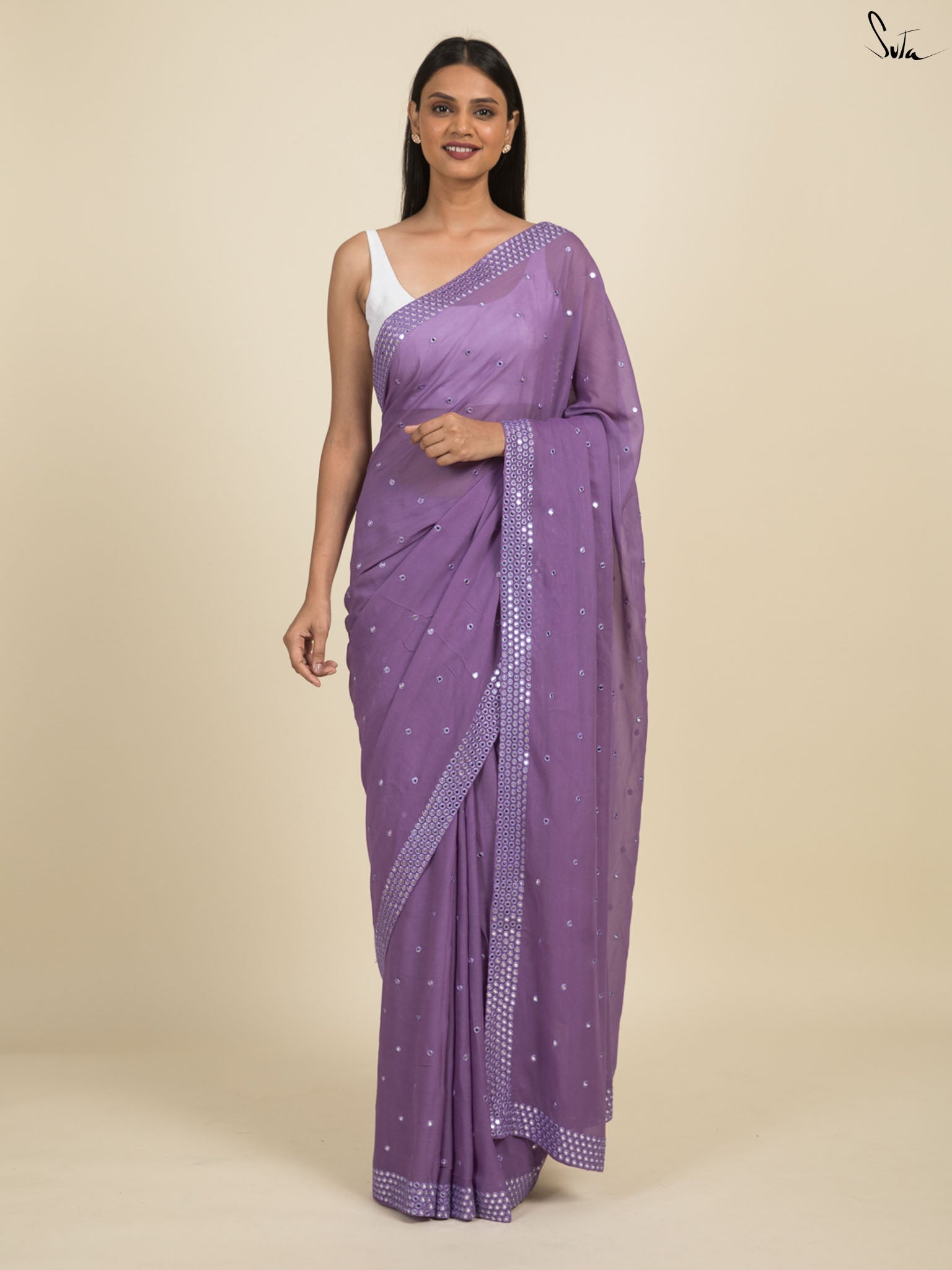 Lavish Lavendar Saree