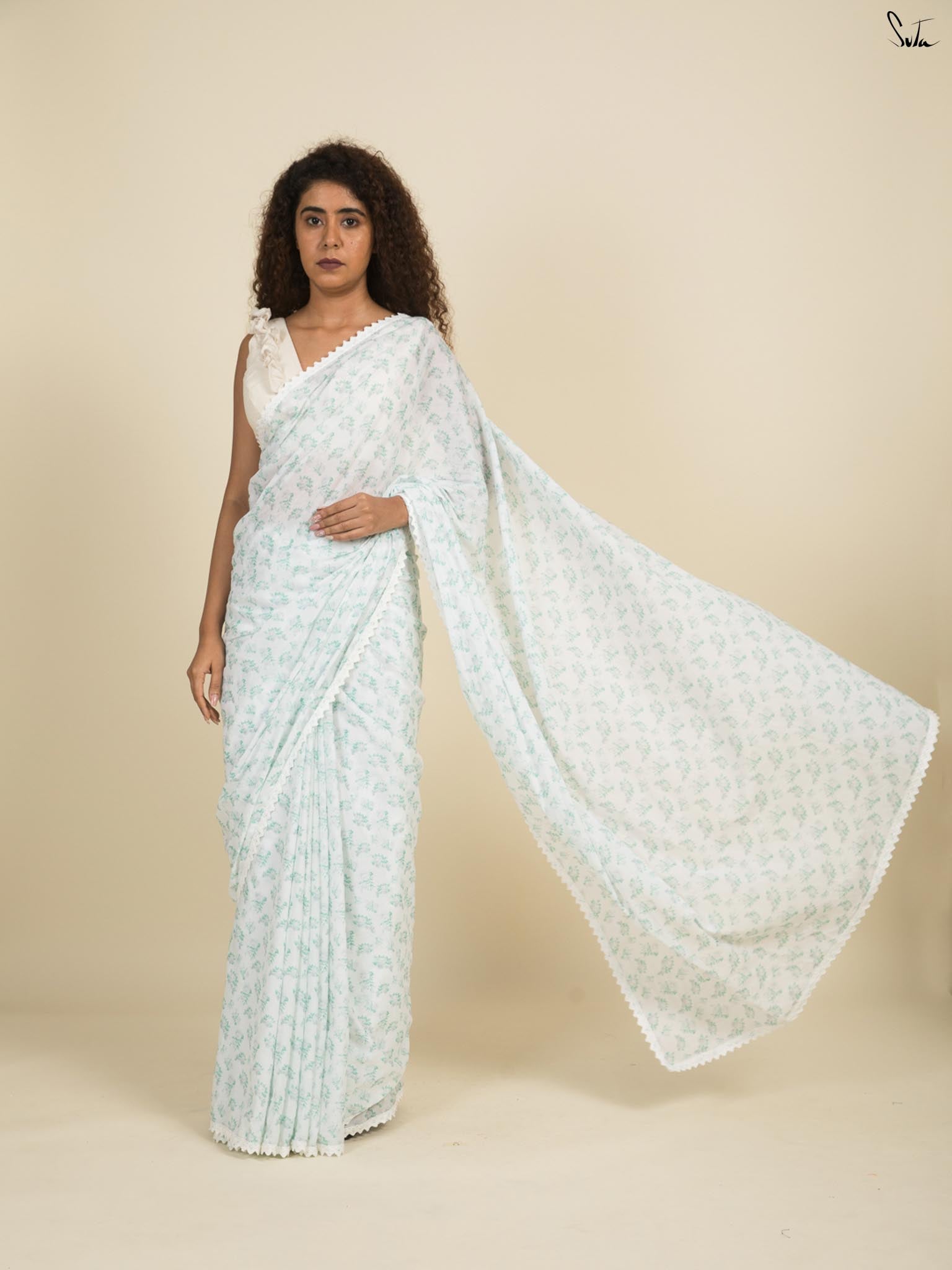 Life In Green Saree