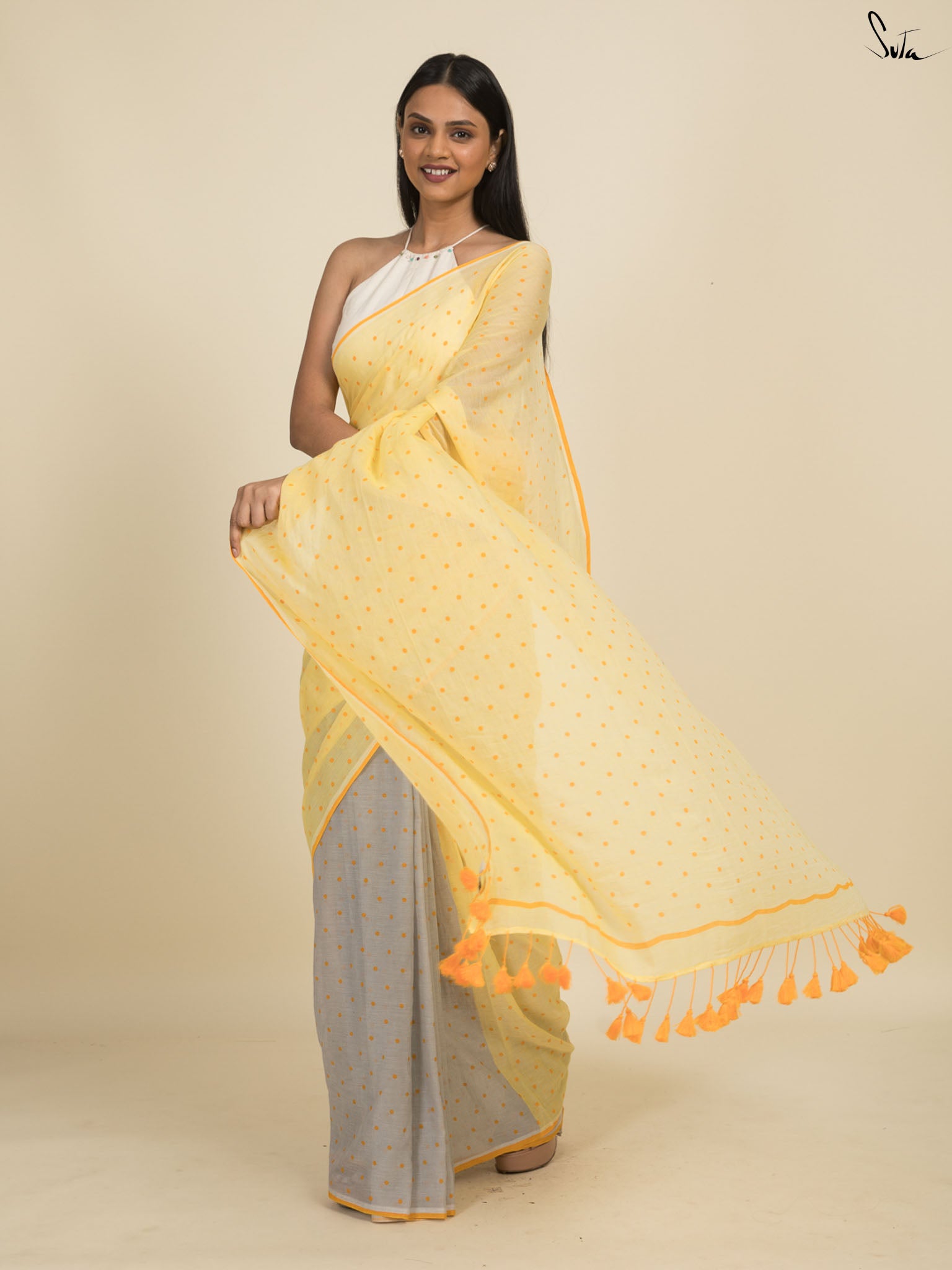 Classy Polka Saree