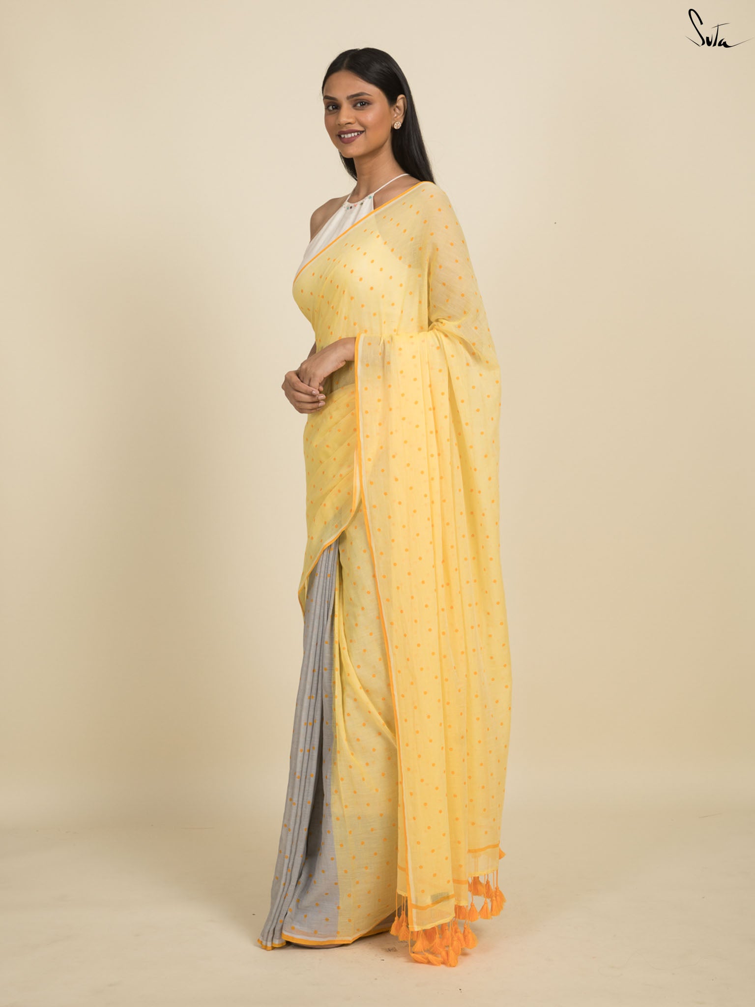 Classy Polka Saree