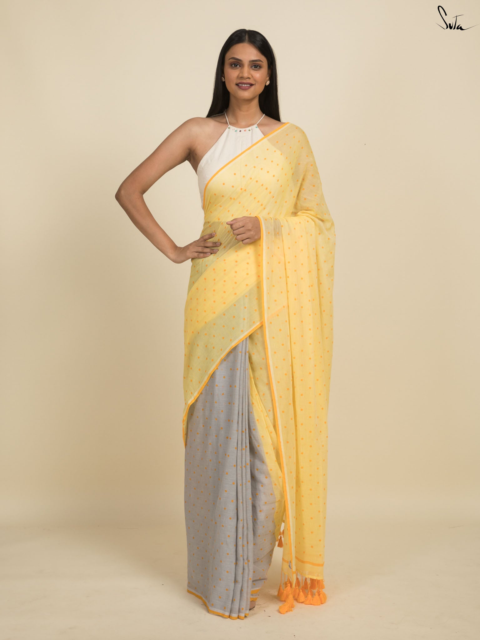 Classy Polka Saree
