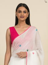 Hues Of White Saree