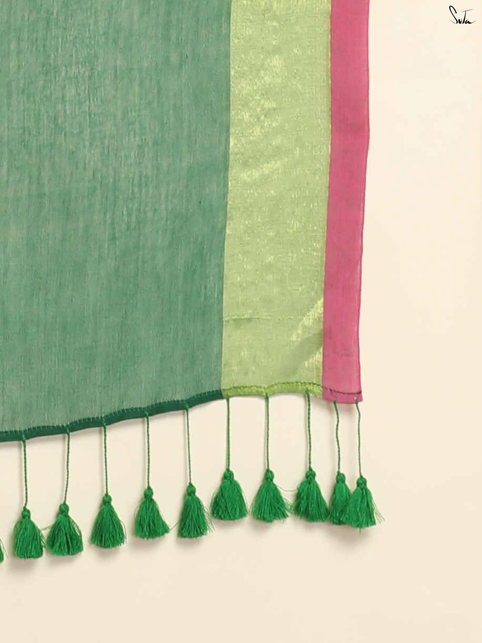 Green Eclipse Saree