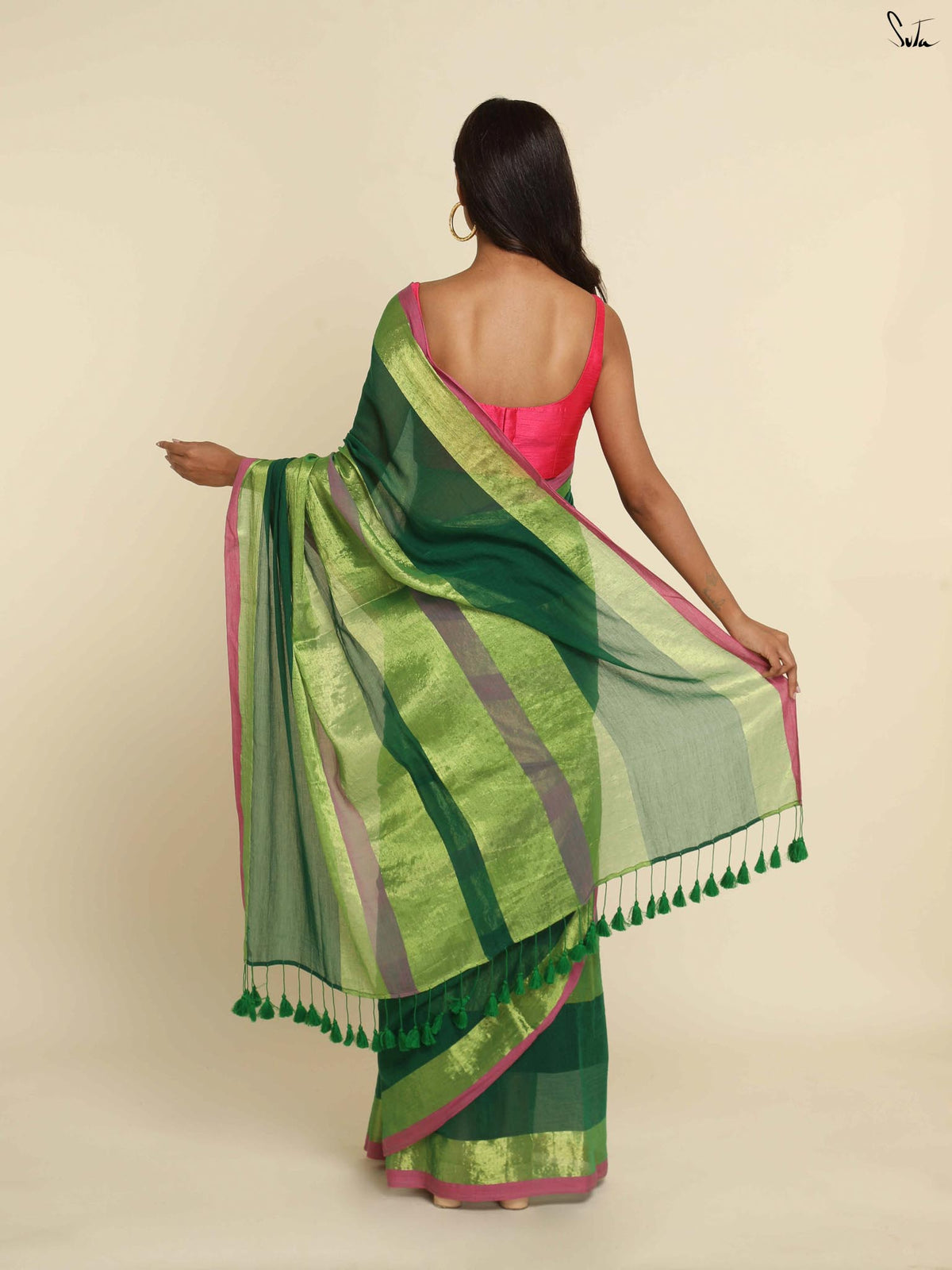 Green Eclipse Saree
