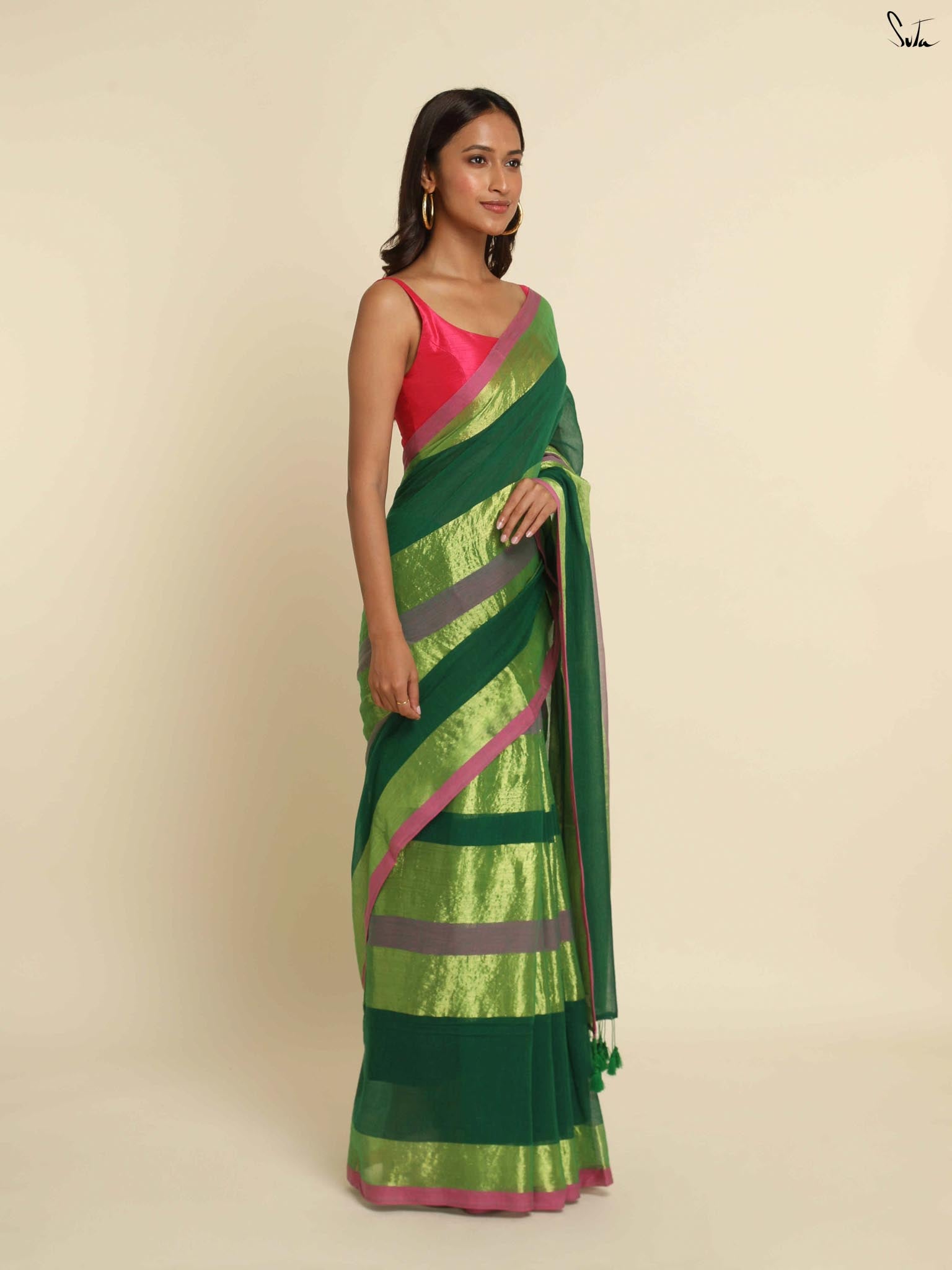 Green Eclipse Saree