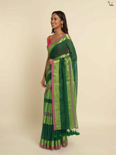 Green Eclipse Saree