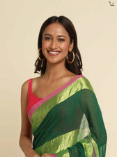 Green Eclipse Saree