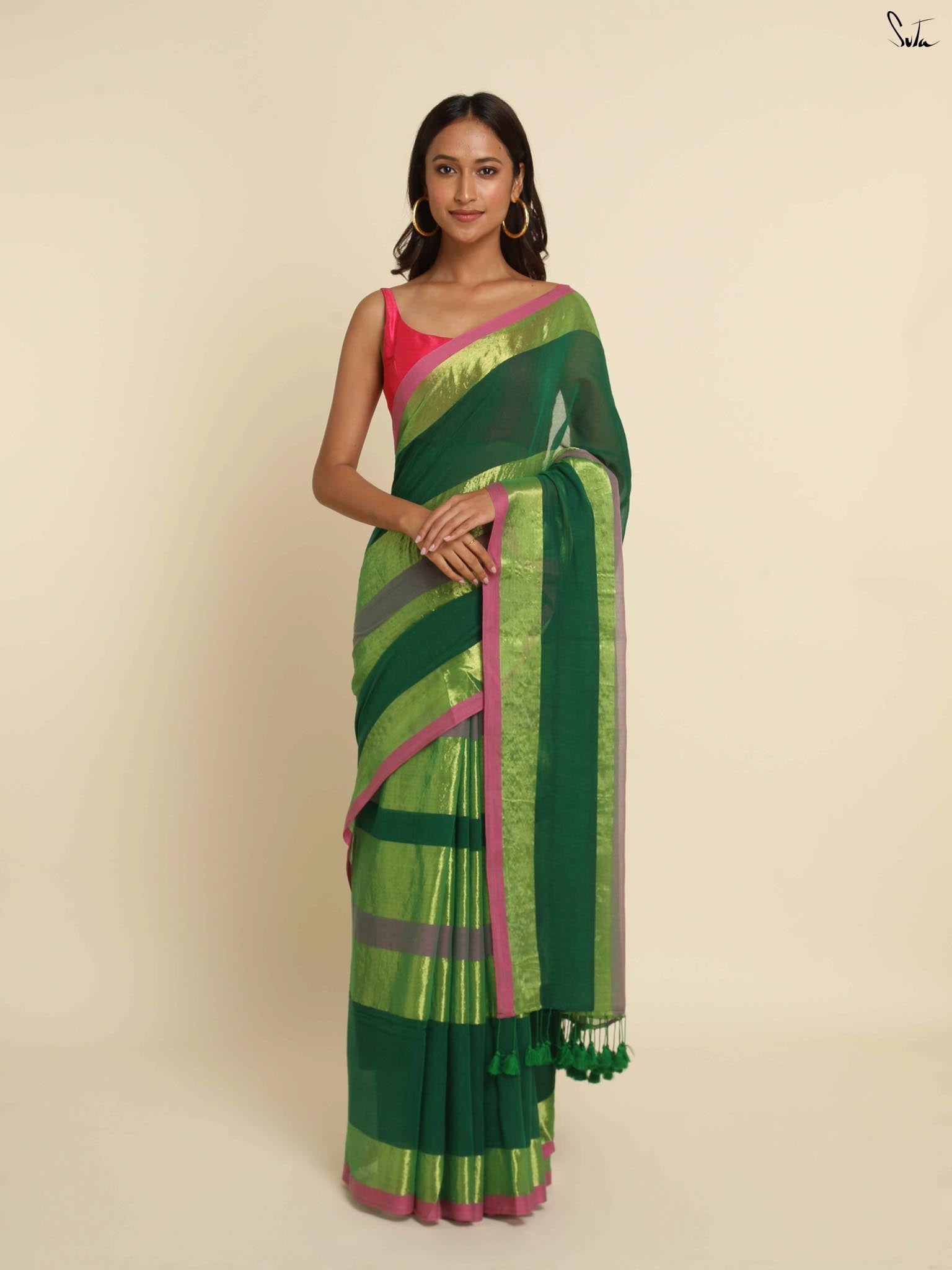 Green Eclipse Saree