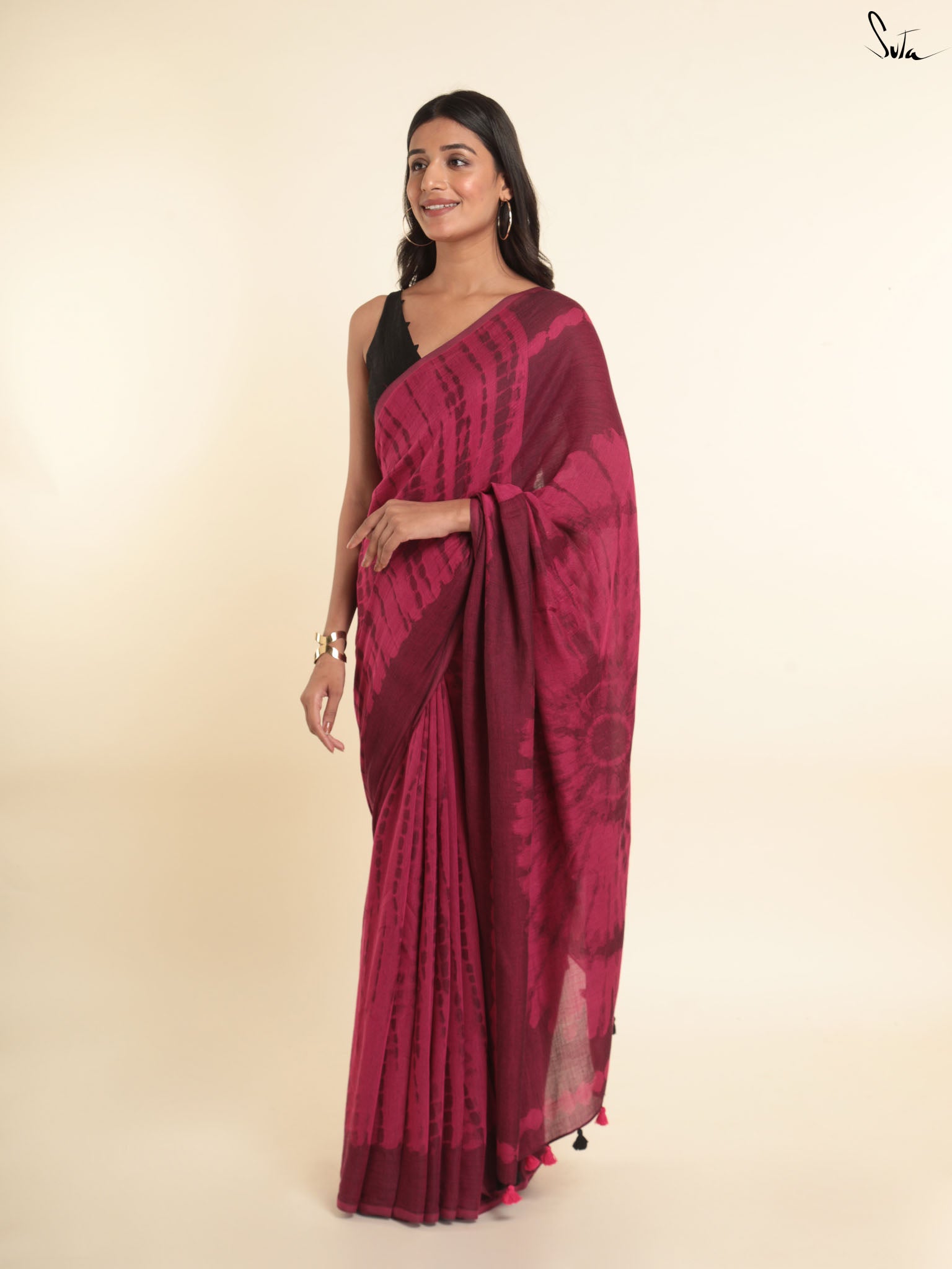 The Lehar Of Pink Saree