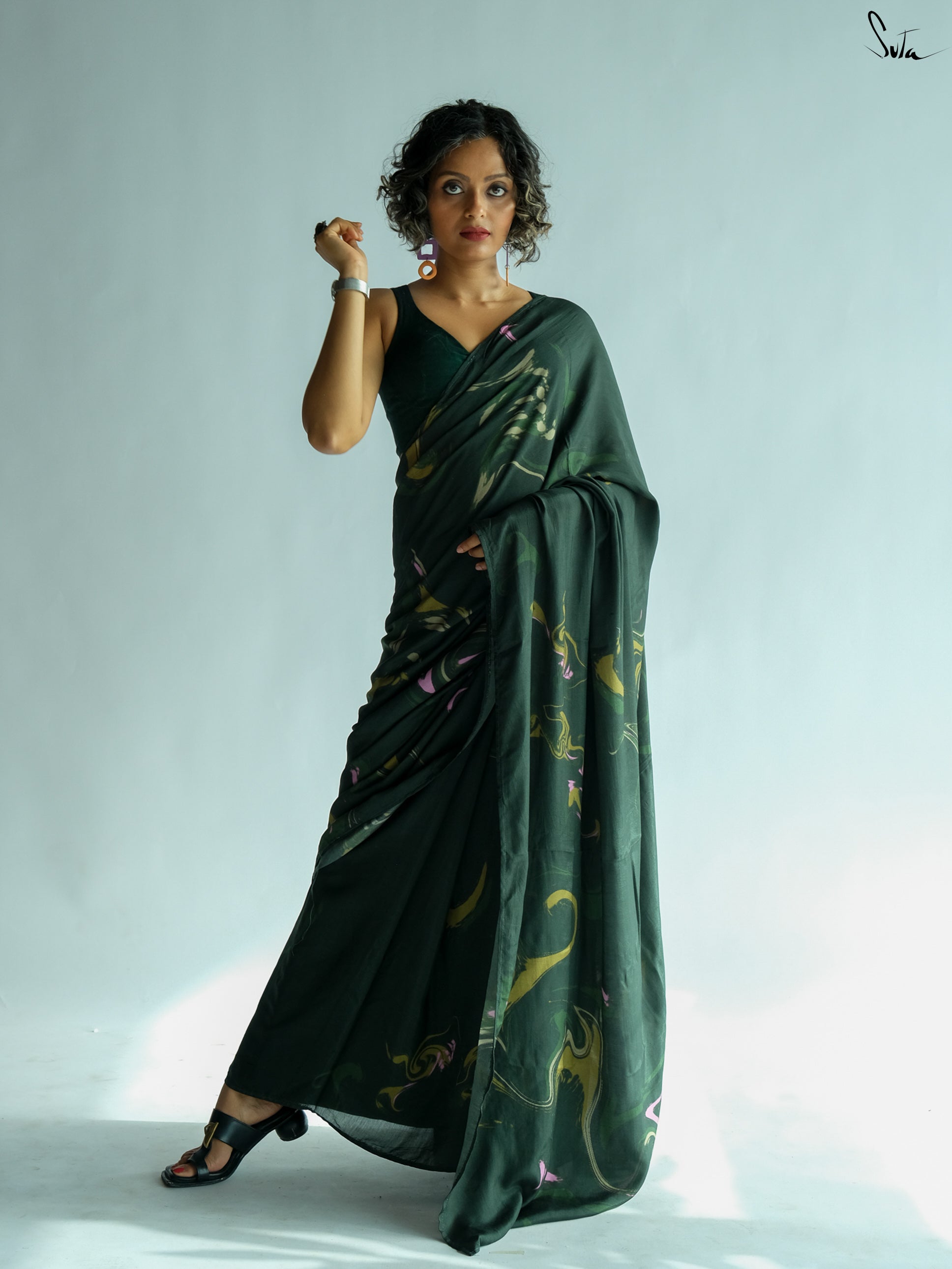 The Firefly Jungle Saree