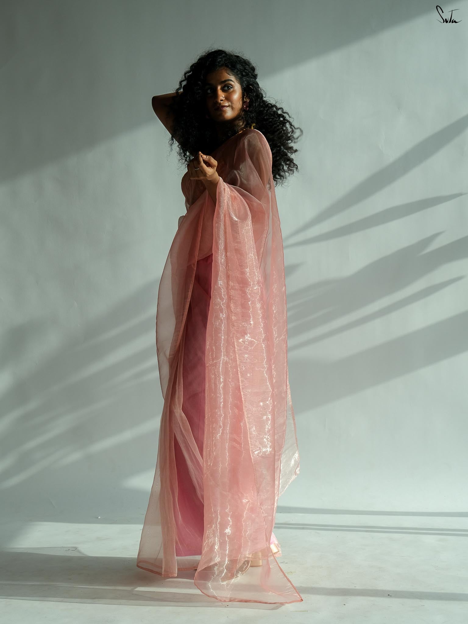 Chants Of Peach Saree