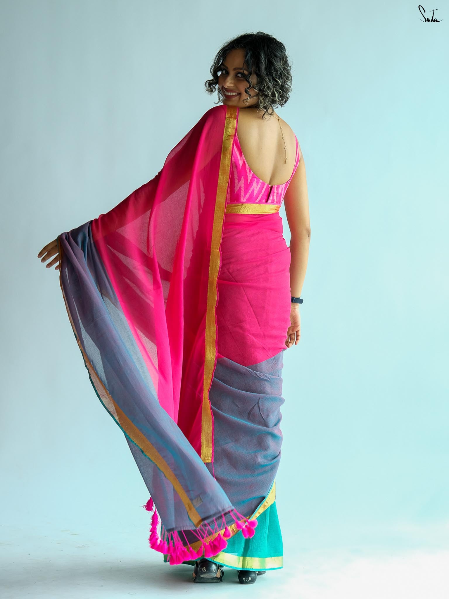 Shades Of Jade Saree
