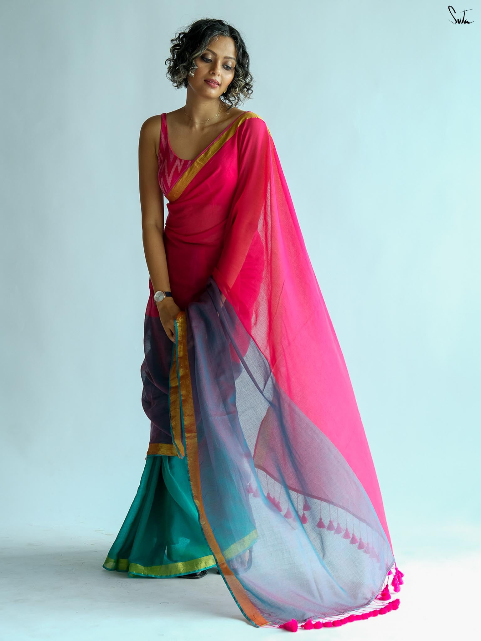 Shades Of Jade Saree