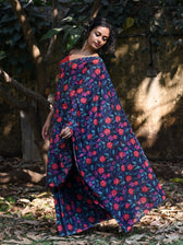 Valey Of Flowers Saree