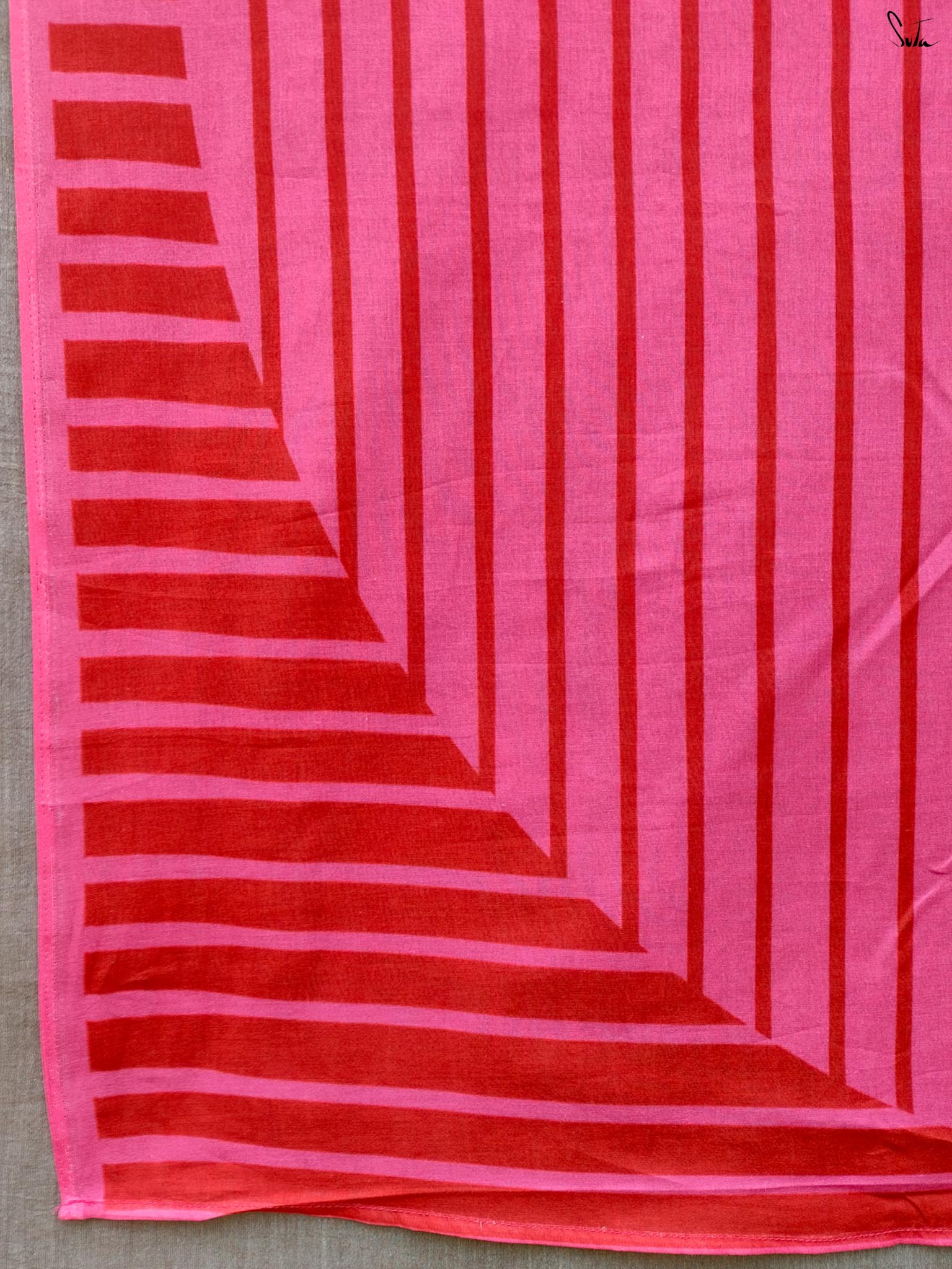 The Line Of Pink Saree