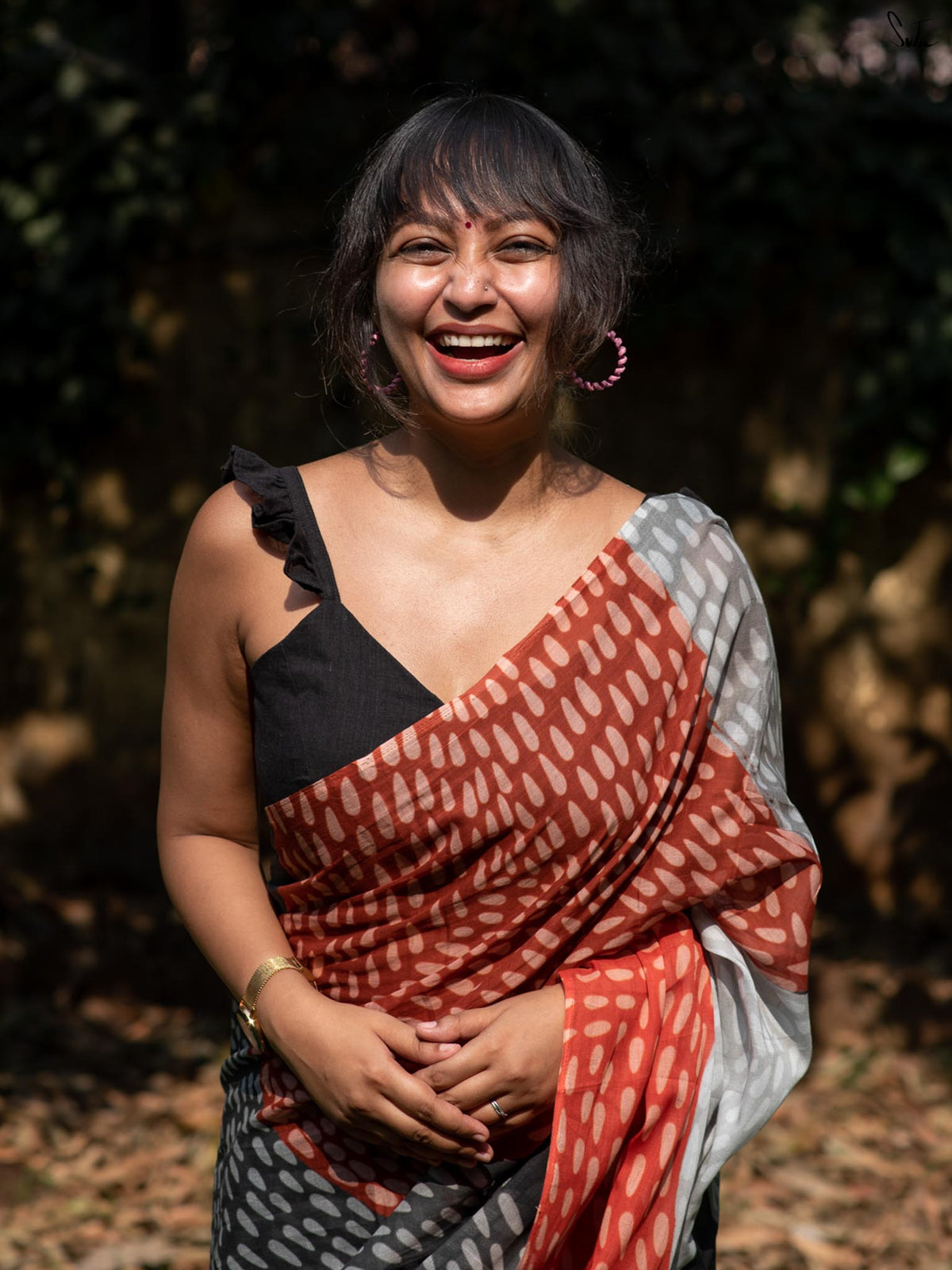 The Trio Saree