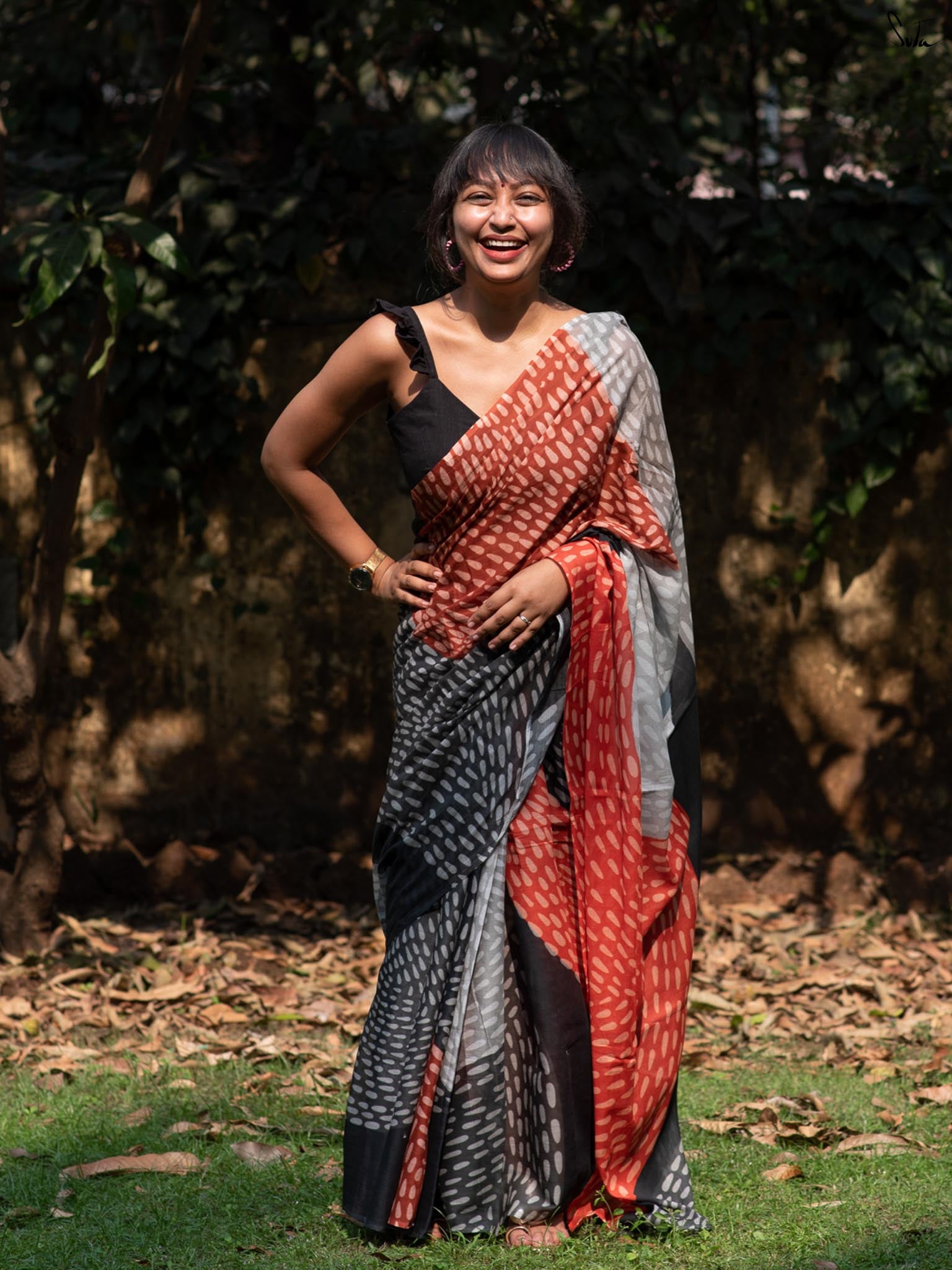 The Trio Saree