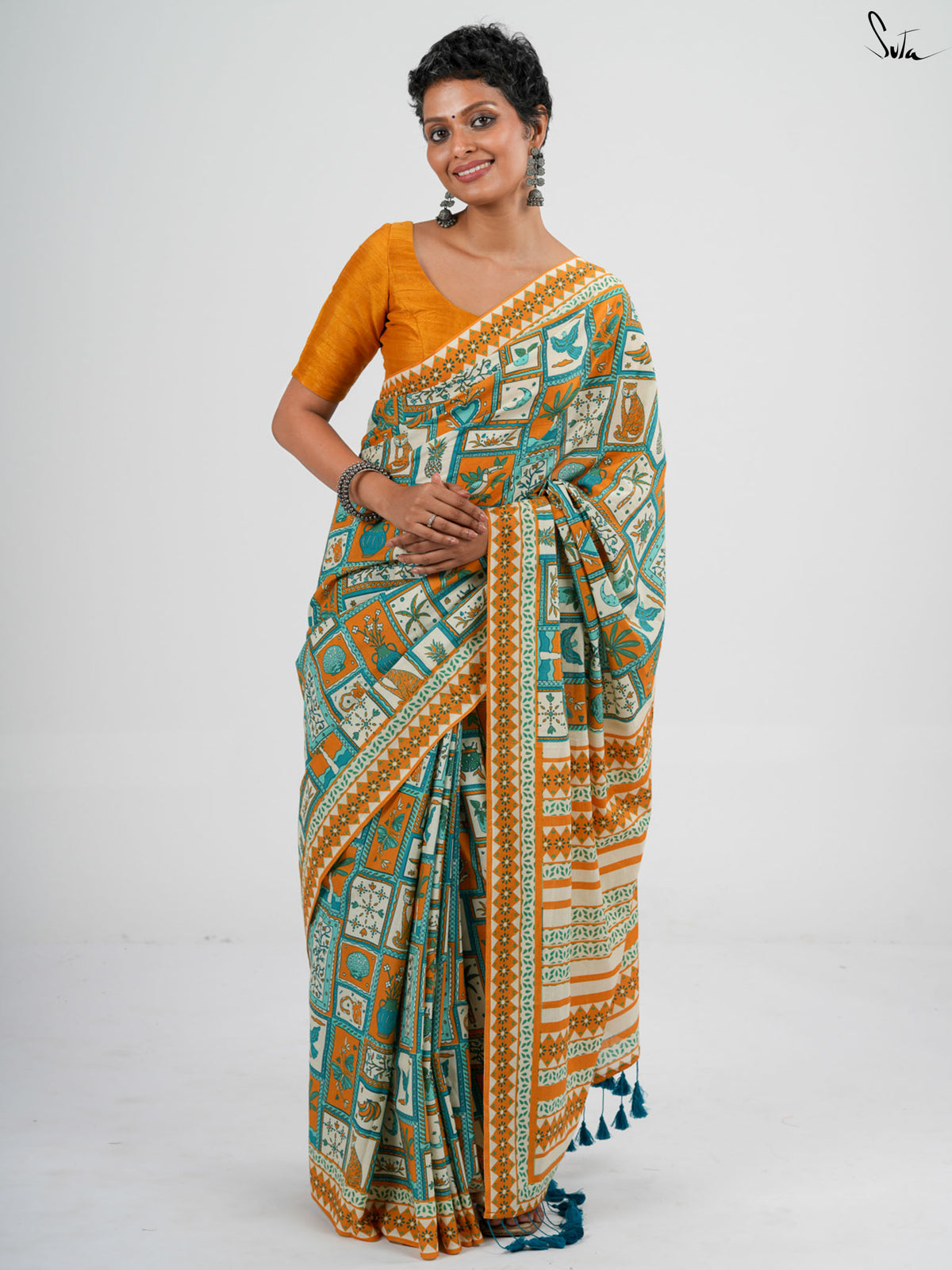 Motifational Saree