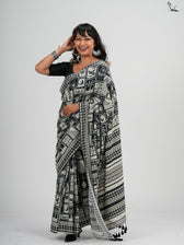 Quirky Motifs Saree