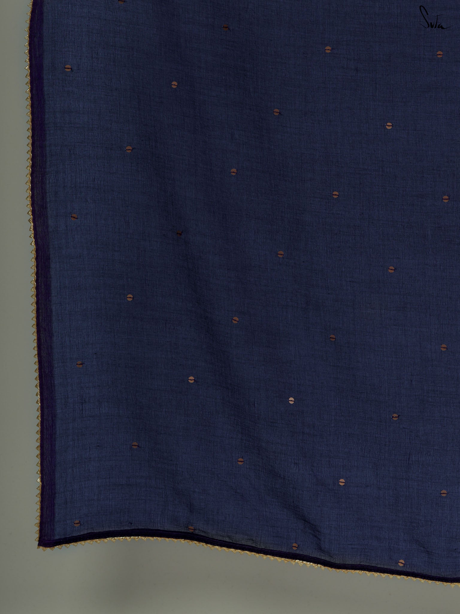 Blue Trickle Saree