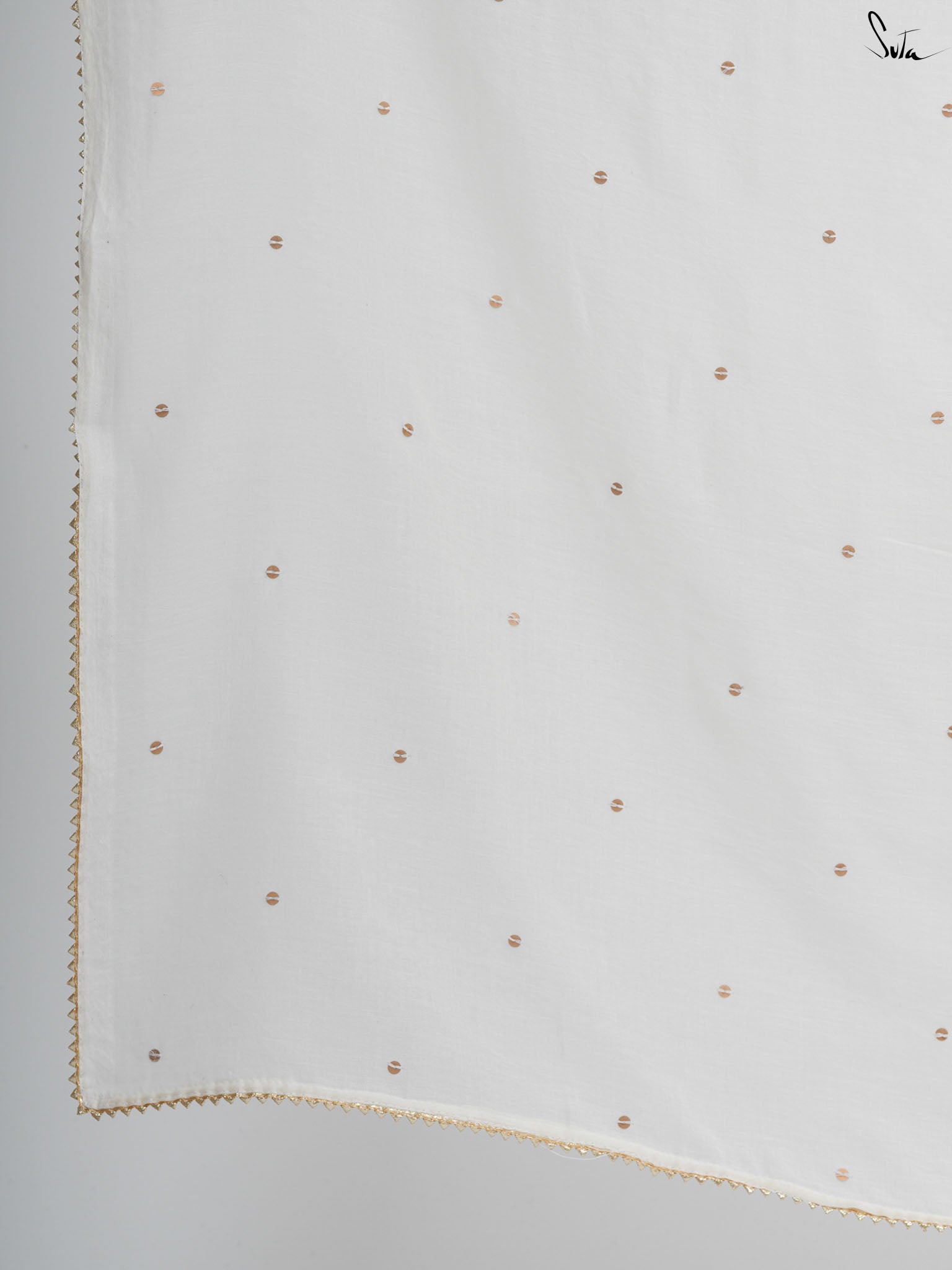 White Trickle Saree